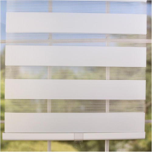 36" x 72" Eggshell Cordless Fabric Window Blind