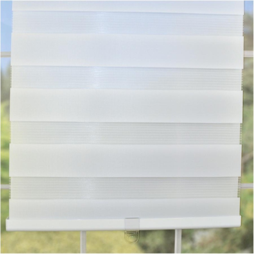 48" x 72" Eggshell Cordless Fabric Window Blind