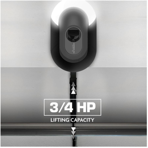 Ouvre-porte de garage intelligent MyQ avec caméra qui détecte les mouvements, 3/4 HP