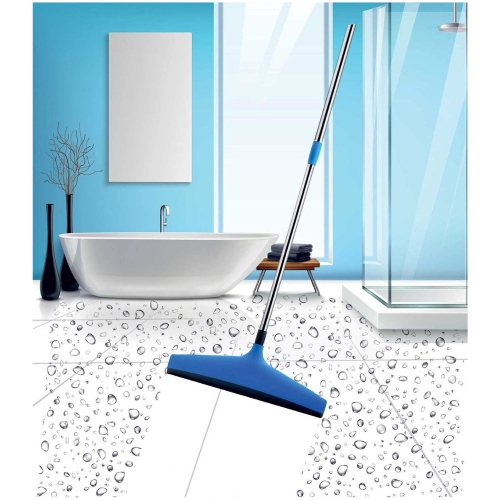 Floor Stainless Steel Rod Wiper Cleaner for Concrete/Tile Floor, Glass, Window, Garage, Deck and Shower