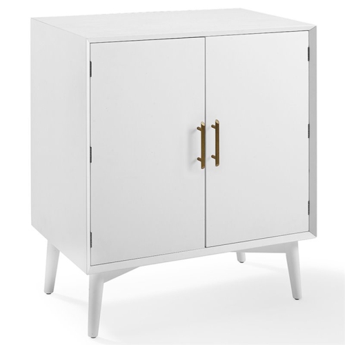 CROSLEY FURNITURE  Landon 2 Door Bar Cabinet In In White Love the cabinet