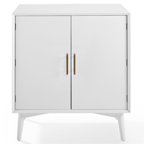 Crosley Landon 2 Door Bar Cabinet in White