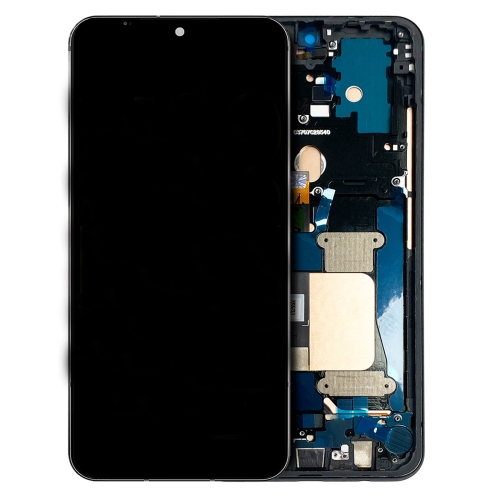 ESOURCE PARTS  Refurbished (Excellent) - Replacement Oled Display Touch Screen Digitizer Assembly With Frame for Lg V60 Thinq 5G - In Black