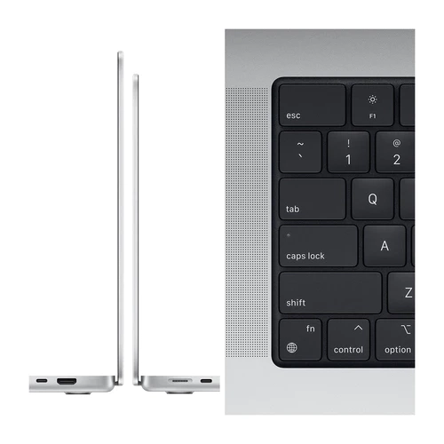 Open Box - Apple MacBook Pro 14" - Silver (Apple M1 Pro Chip / 512GB SSD / 16GB RAM)- English - Apple Care+ Expires Aug 2024