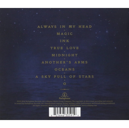 Ghost Stories Coldplay CD