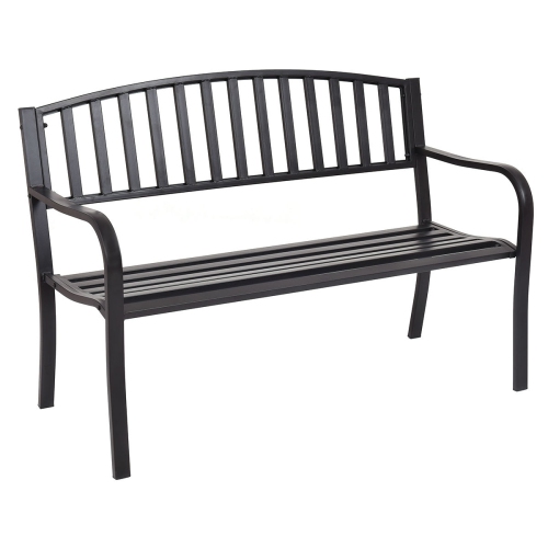 SLICKBLUE  50 Inch Patio Garden Bench Loveseats for Outdoor