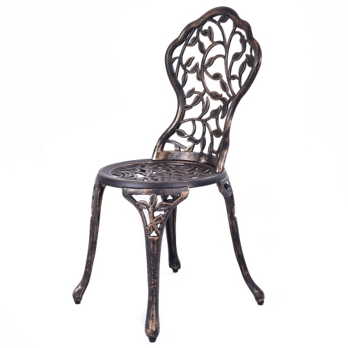 3 Pcs Cast Aluminum Bistro Set