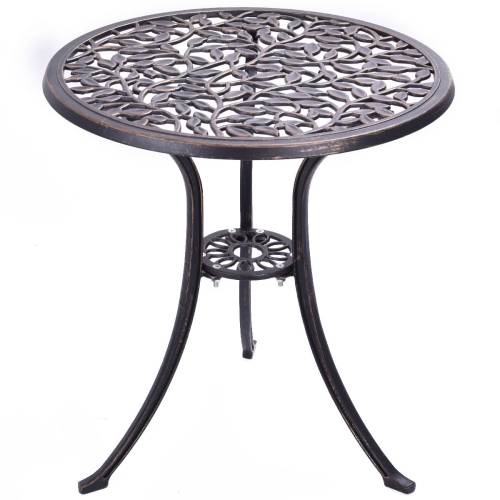 3 Pcs Cast Aluminum Bistro Set