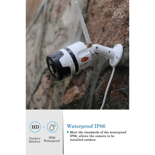 CHORTAU Outdoor Wireless Security Camera with Multi-Camera Connection and IP66 Waterproof