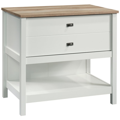 SAUDER  Cottage Road Engineered Wood Lateral Filing Cabinet In Soft White