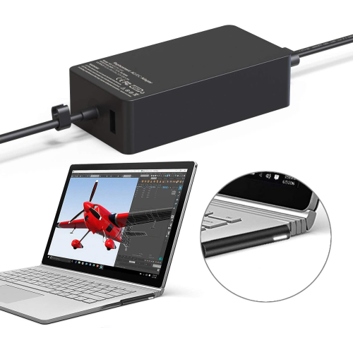 Surface Book Charger Surface Power Adapter, 127W for Surface Book 3 Book 2 Book Surface Pro 3 Pro 4 Pro 5 Pro 6 Pro 7 ..