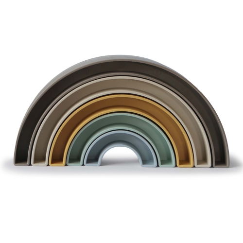 Mushie Rainbow Stacker Toy - Hillside