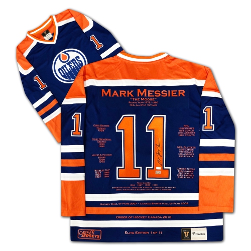 CAREER JERSEYS  Mark Messier Career Jersey Elite Edition #1 Of 11 In Multicolor