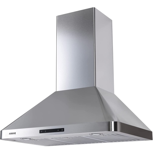 ROXON 900 CFM Stainless Steel 30 Inches Range Hood Kitchen Exhaust Fan Wall Mounted Style RXN-W12BSA-30