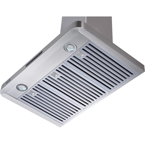 ROXON 900 CFM Stainless Steel 30 Inches Range Hood Kitchen Exhaust Fan Wall Mounted Style RXN-W12BSA-30