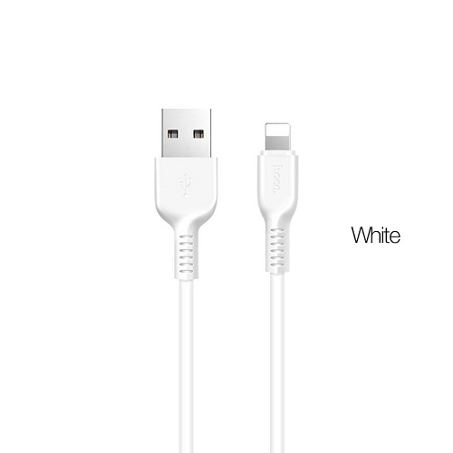 TopSave Hoco X20 Flash Charging Data Cable For Lightning Wire Charger TPE Connector 1m 2m 3m Smartphone Charge Cord, 2.4A3M