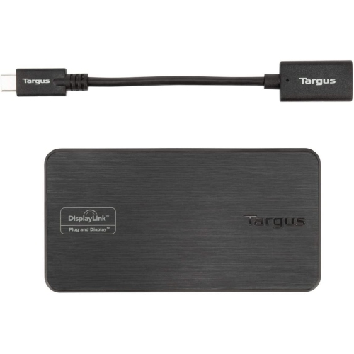 Targus USB 3.0 & USB-C Dual Video 1K-2K Travel Docking Station