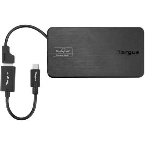 Targus USB 3.0 & USB-C Dual Video 1K-2K Travel Docking Station