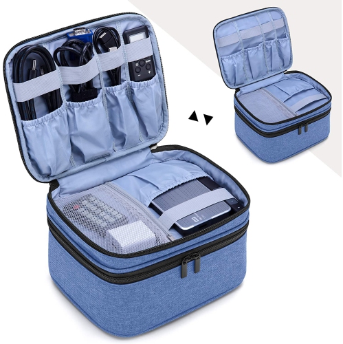 Sac de transport pour mini projecteur, étui portatif pour projecteur et accessoires, sac de rangement compatible avec boîte d’accessoires