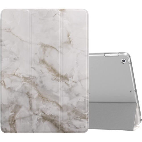 ALBERTATECH  Case Fit 2018/2017 Ipad 9.7 6Th/5Th Generation, Slim Lightweight Smart-Shell Stand Cover With Translu Frosted