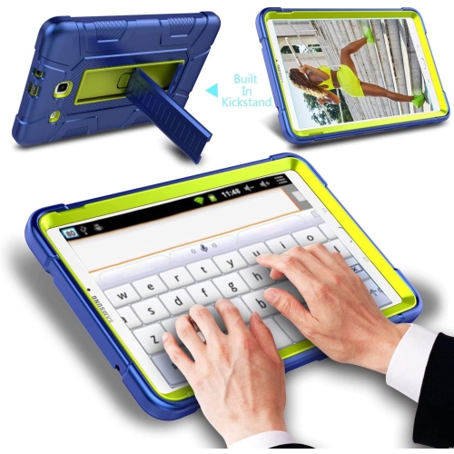 Samsung Galaxy Tab E 9.6 Case, SM-T560 / T561 / T567 Case, Galaxy Tab E 9.6 Case With HD Screen Protector, [3 in