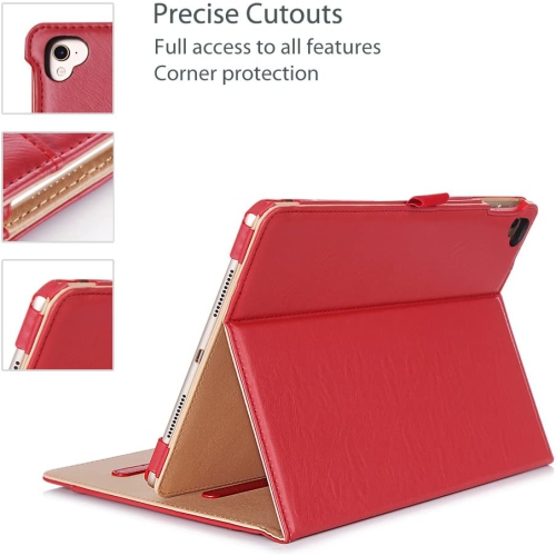 iPad Pro 9.7 Case - Leather Stand Folio Case Cover for Apple iPad Pro 9.7 Inch Case 2016, with Multiple Viewing