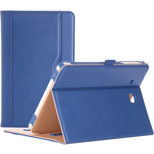 ALBERTATECH  Samsung Galaxy Tab E 9.6 Case – Vintage Stand Folio Case Cover for Galaxy Tab E 9.6"/ Tab E Nook 9.6-Inch