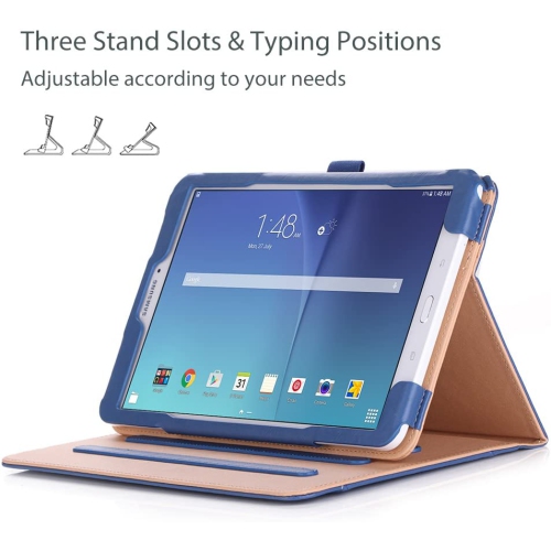 Samsung Galaxy Tab E 9.6 Case – Vintage Stand Folio Case Cover for Galaxy Tab E 9.6"/ Tab E Nook 9.6-Inch
