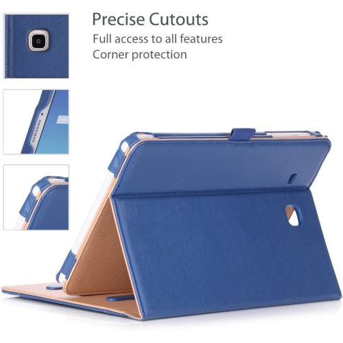 Samsung Galaxy Tab E 9.6 Case – Vintage Stand Folio Case Cover for Galaxy Tab E 9.6"/ Tab E Nook 9.6-Inch