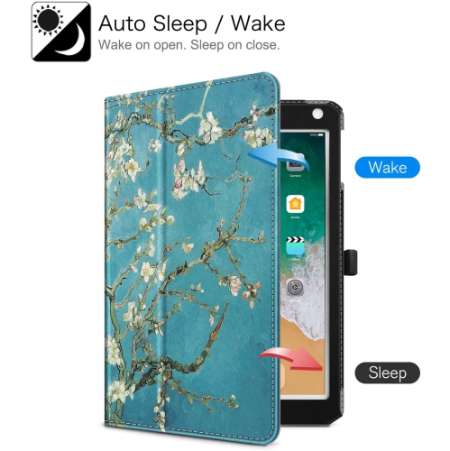 Case for iPad 9.7 2018/2017, iPad Air 2, iPad Air - [Corner Protection] PremiumLeather Folio Stand Cover,