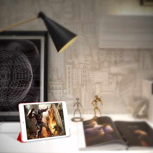 Case for iPad Mini 1 2 3, Smart Cover with Auto Sleep/Wake (Red)