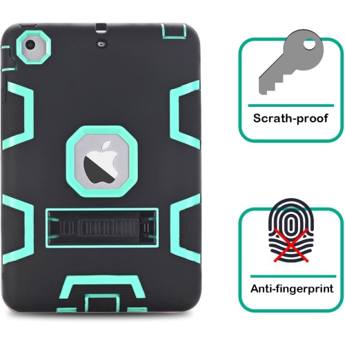 iPad Mini Case, iPad Mini 2 Case, iPad Mini 3 Case, 3in 1 Heavy Duty Protection Kickstand Combo Hybrid Impact