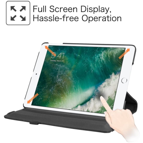 Case for iPad 9.7 2018 2017 / iPad Air 2 / iPad Air - 360 Degree Rotating Stand Protective Cover with Auto Sleep