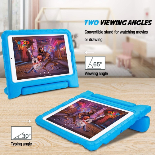 iPad Mini 5 / Mini 4 Kiddie Case, Kids Shock Proof Convertible Handle Stand Cover Light Weight for Kids
