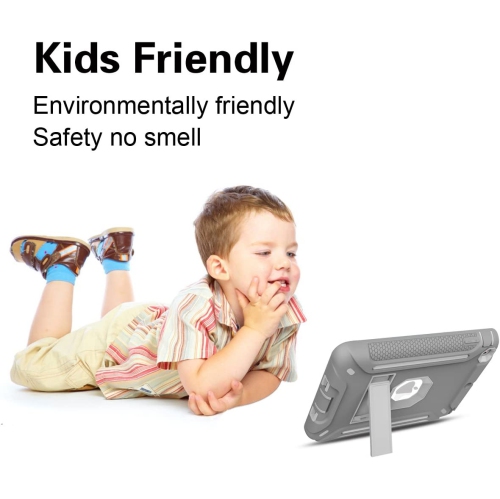 iPad Mini Case, iPad Mini 3 Case, iPad Mini 2 Case, Heavy Duty Hybrid Shockproof Protective Silicone and PC Hard