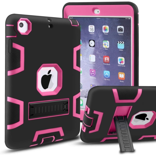 iPad Mini Case, iPad Mini 2 Case, iPad Mini 3 Case, 3in 1 Heavy Duty Protection Kickstand Combo Hybrid Impact