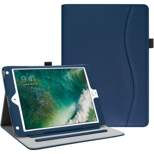 ALBERTATECH  Case for Ipad 9.7 2018 2017 / Ipad Air 2 / Ipad Air - [Corner Protection] Multi-Angle Viewing Folio Stand Cover