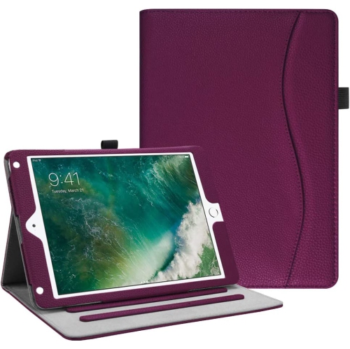 ALBERTATECH  Case for Ipad 9.7 2018 2017 / Ipad Air 2 / Ipad Air - [Corner Protection] Multi-Angle Viewing Folio Stand Cover