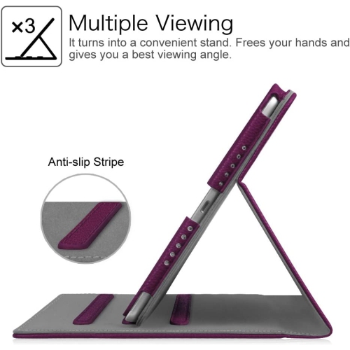 Case for iPad 9.7 2018 2017 / iPad Air 2 / iPad Air - [Corner Protection] Multi-Angle Viewing Folio Stand Cover