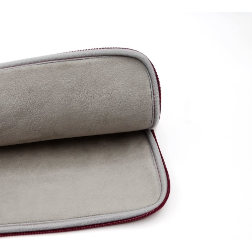 15.6 Inch Laptop Sleeve Case Soft Fluffy Lining Bag with Accessories Pouch,Compatible with 15.6" Dell HP