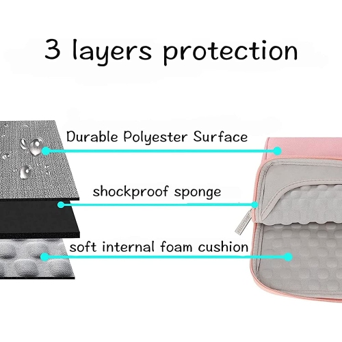 Laptop Sleeve Compatible with MacBook Pro 15 inch Touch Bar A1990 A1707, 14 HP Acer Chromebook, 2019 Surface