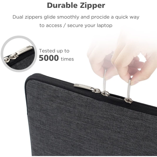 17 inch Laptop Sleeve Case Water-Resistant Protective Computer Cover Portable Carrying Bag Pouch for 17.3" Lenovo