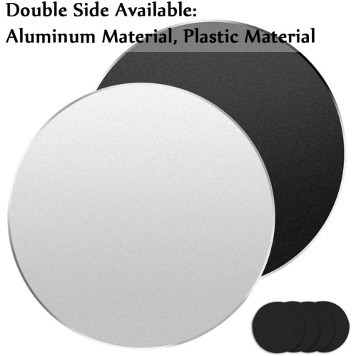 2 Pack Aluminum Mouse Pad, Smooth Magic Ultra Thin Double Side Mouse Mat for Fast and Accurate