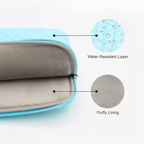 13 Inch Laptop Sleeve Diamond Foam Shock Resistant Case Bag Compatible with 13.3 MacBook Air Pro M1 A2337