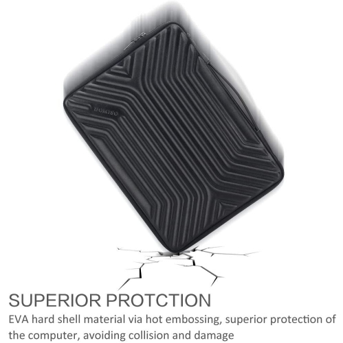 13.3 Inch Shockproof Waterproof Laptop Sleeve with Handle Lightweight Soft EVA Tablet Case for 13-13.3 Inch