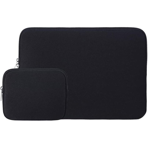 15 Inch Laptop Sleeve Protective Case Carrying Computer Bag ZipCooper Soft Cover with Accessories