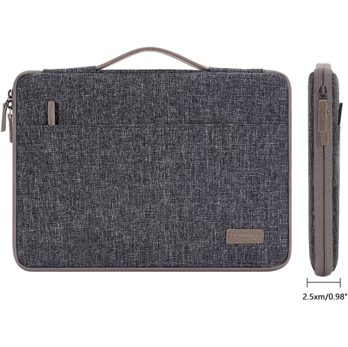 15.6 Inch Laptop Sleeve Portable Carrying Case Comfort Handbag Soft Computer Handle Bag for 15.6"