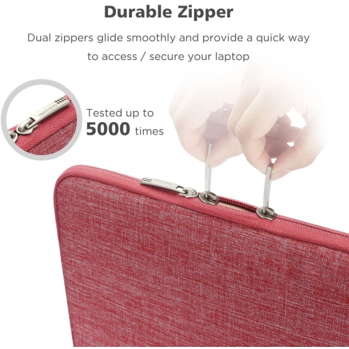 13.3 Inch Laptop Sleeve Case Water Resistant Protective Cover Portable Carrying Bag for 13" MacBook Air