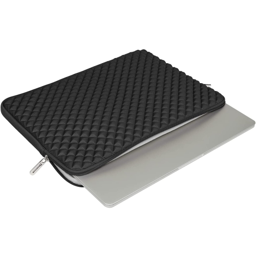 15.6 Inch Laptop Sleeve Diamond Foam Shock Resistant Protective Case Cover Carrying Bag Compatible with 15.6"