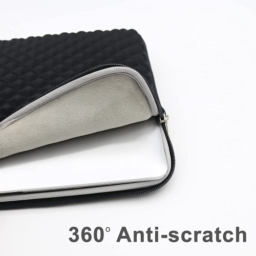 15.6 Inch Laptop Sleeve Diamond Foam Shock Resistant Protective Case Cover Carrying Bag Compatible with 15.6"